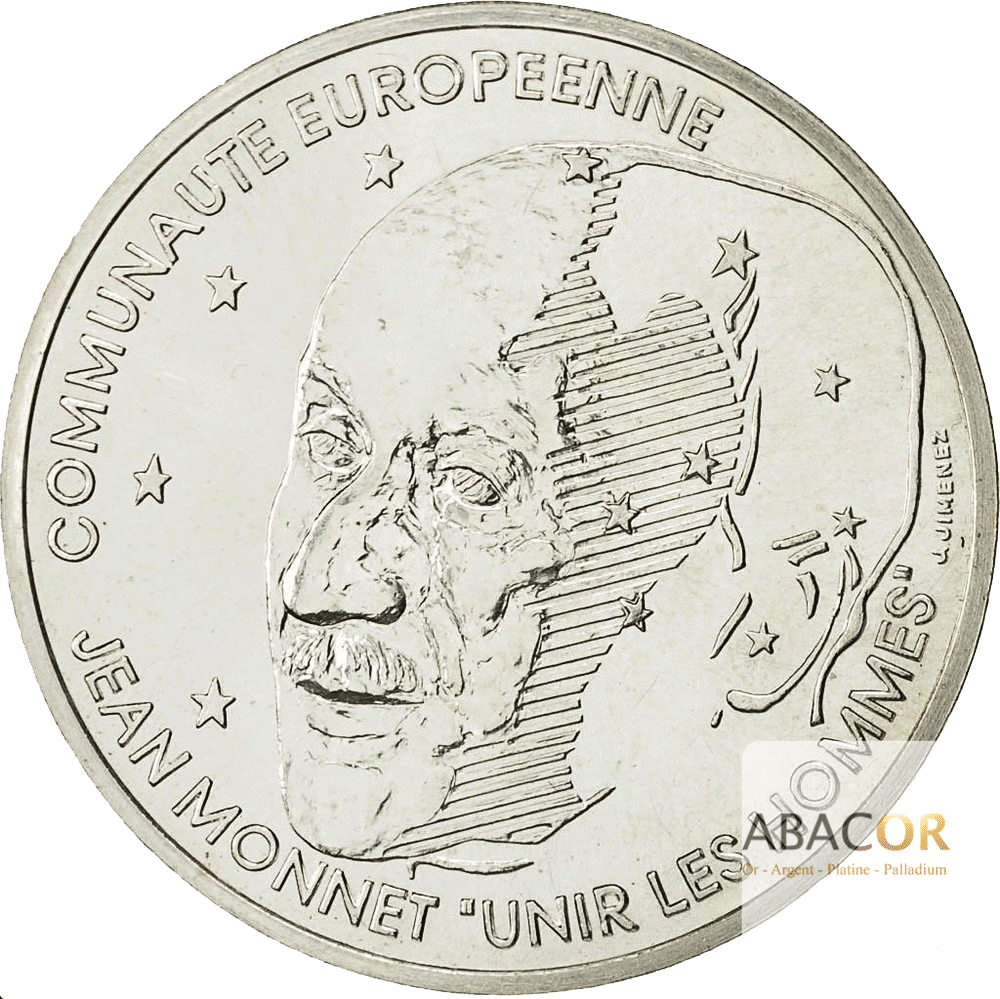 100 Francs Argent Jean Monnet