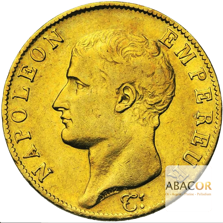 40 Francs Or Napoléon Tête Nue 1806