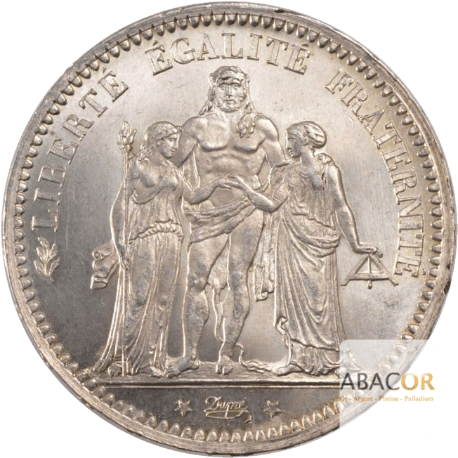 5 Francs Argent Hercule Troisième République