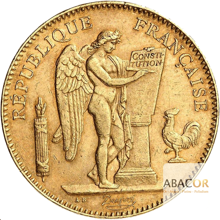 50 Francs Or Génie