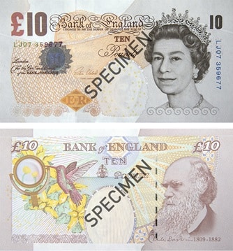 10 Livres Sterling Serie V