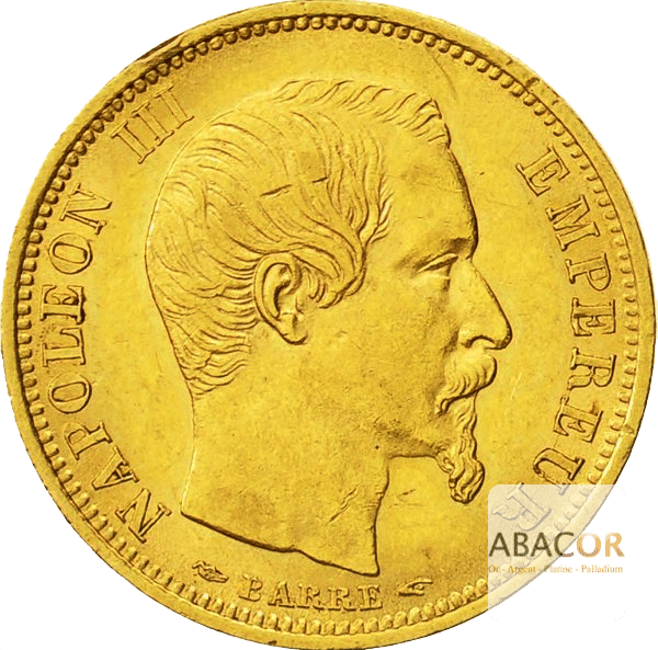 10 francs or napoleon iii petit module