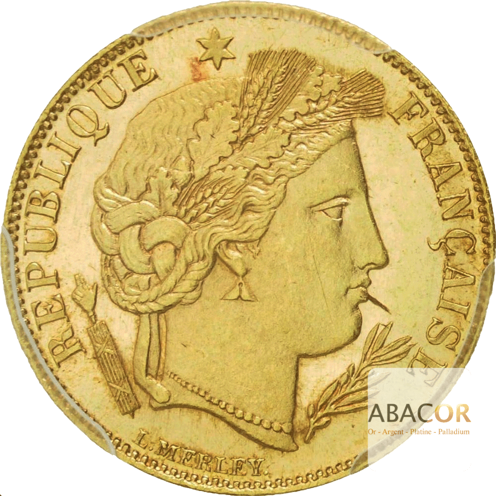 5 francs or ceres