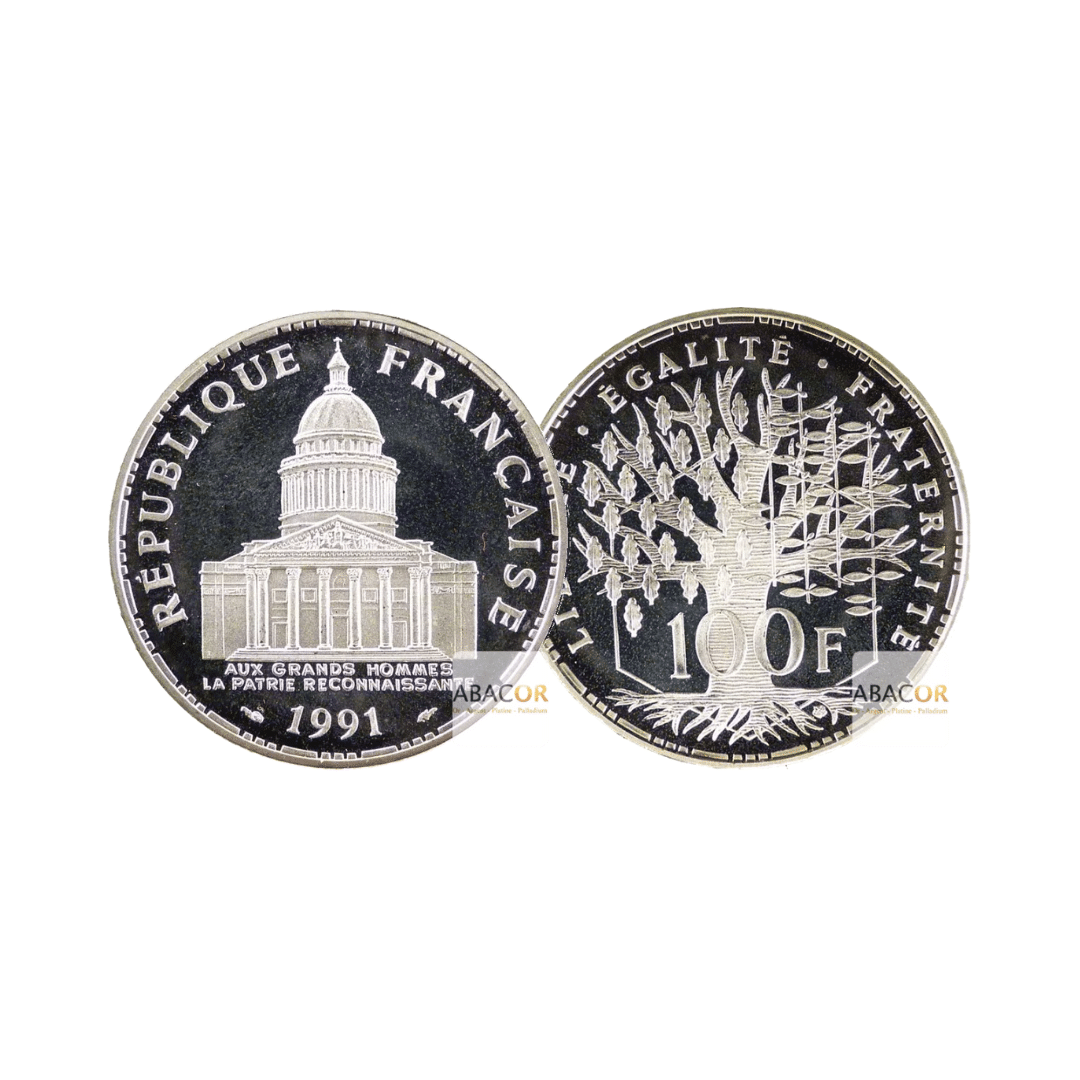 Pièce 100 Francs Panthéon Belle Epreuve
