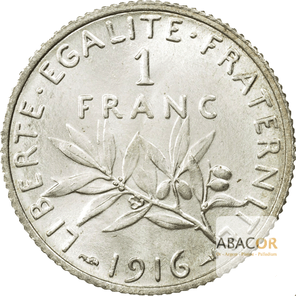 1 Franc Argent
