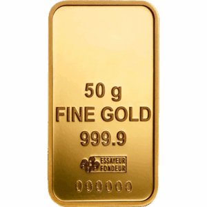 Lingotin Or 50 Gr