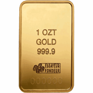 Lingot d'or 1 Once Or (soit 31,1 gramme)