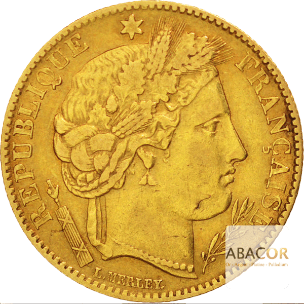 10 Francs Or Cérès IIème République