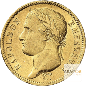 40 Francs Or Napoléon Tête Laurée Empire Français