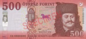 500 Forints Hongrois