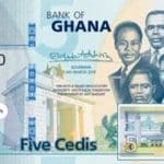 Billet 5 Cedis Ghaneens Ghana GHS 2019 recto