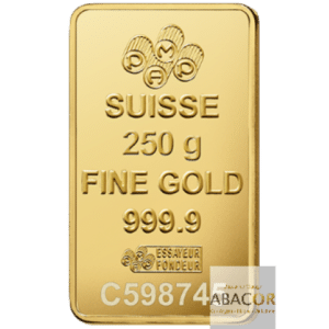 Lingot Or PAMP 250 Grammes Frappé