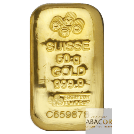 Lingot Or PAMP 50 Grammes