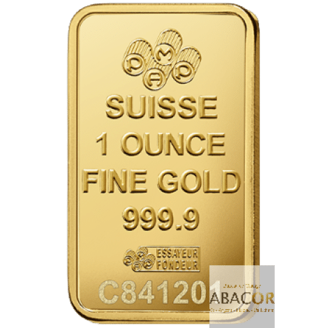 Lingot Or PAMP Once Frappé