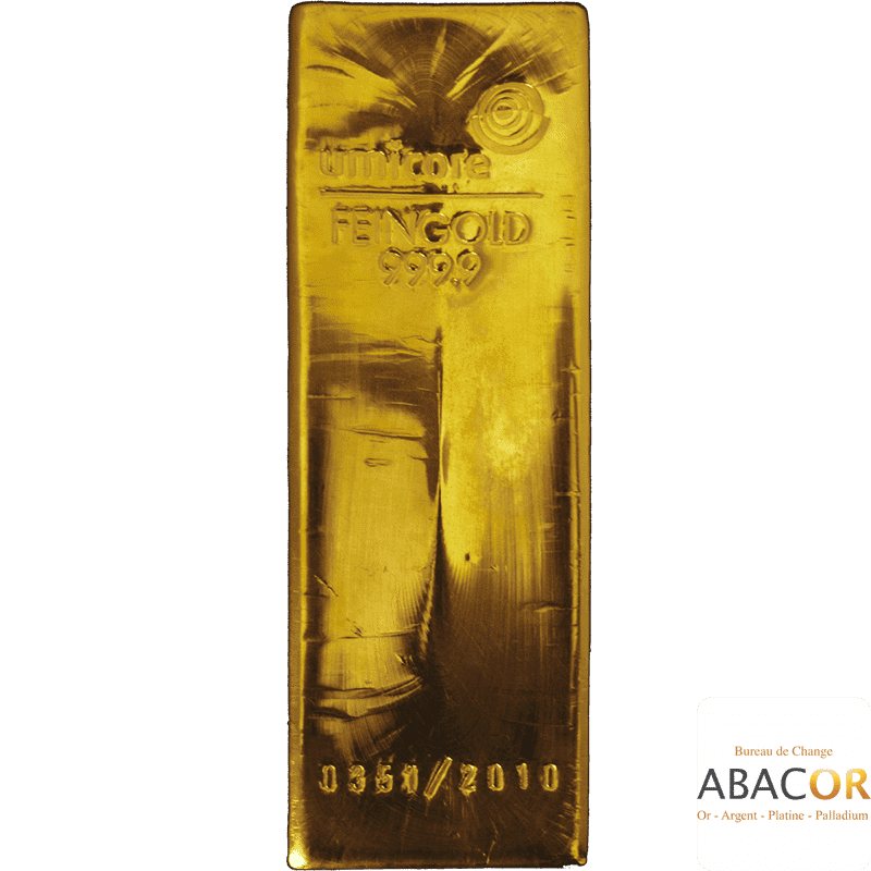 Lingot Or Umicore 12.5 Kg