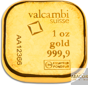 lingot or valcambi once