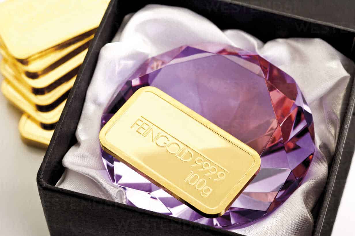 Offrir de l'or pour Noël