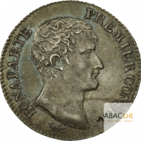 1 Franc Argent Bonaparte Premier Consul