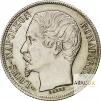 1 Franc Argent Louis-Napoléon Bonaparte