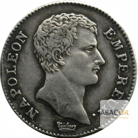 1 Franc Argent Napoléon Empereur 1806 - 1807