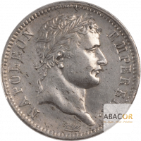 1 Franc Argent Napoléon Ier Tête Laurée Revers Empire