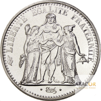 10 Francs Argent Hercule