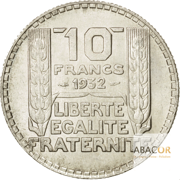 10 Francs Argent Turin