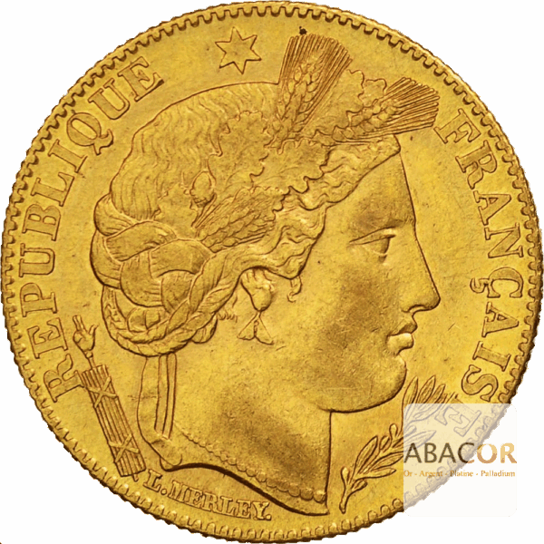 10 Francs Or Cérès IIIème République
