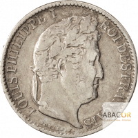 1/2 Franc Argent Louis-Philippe Ier