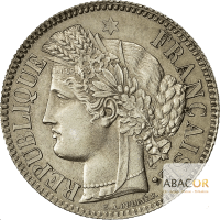 2 Francs Argent Cérès Sans Légende