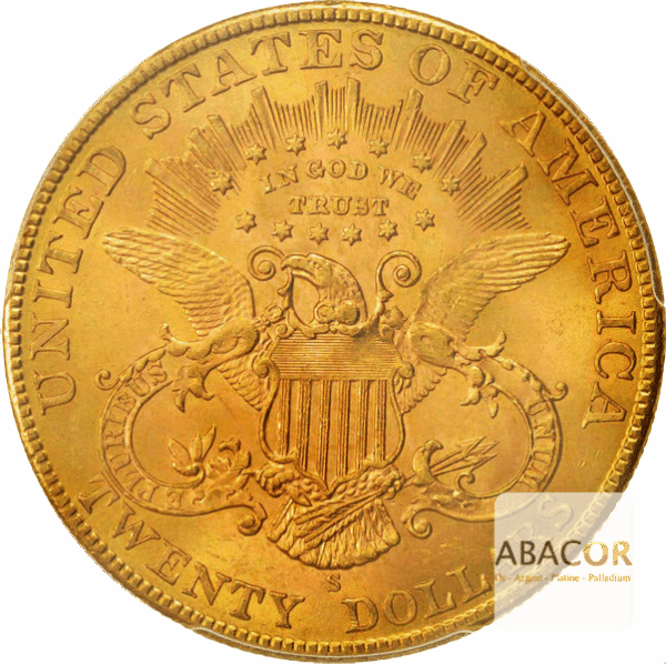 Pièce d'Or 20 Dollars US