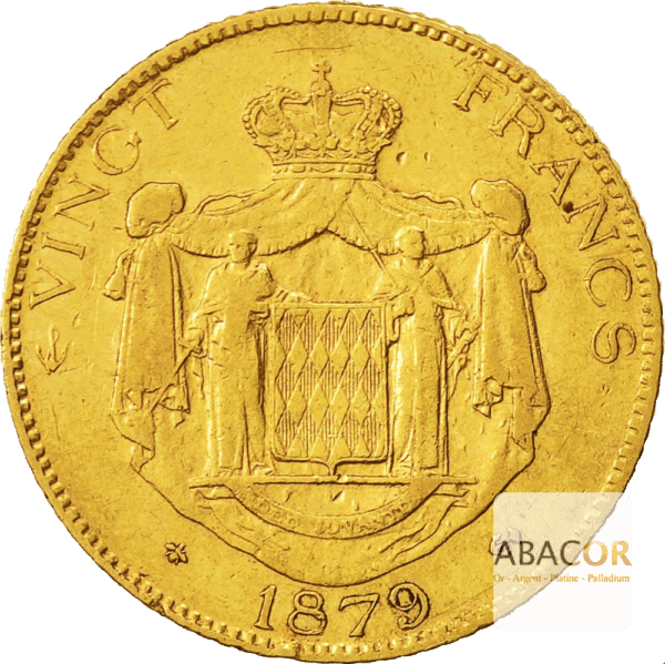 20 Francs Or Charles III de Monaco 1878 & 1878