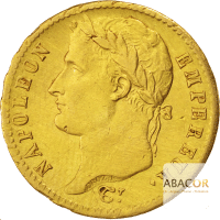 20 Francs Or Napoléon Ier Tête Laurée (Revers Empire)