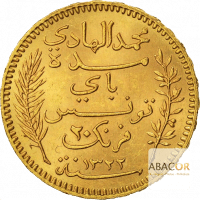 20 Francs Tunisie Or