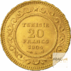 Pièce d'Or 20 Francs Tunisie