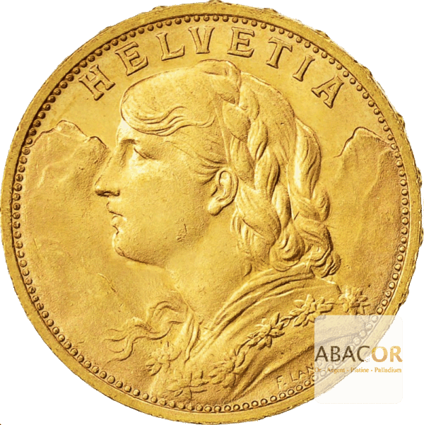 Pièce d'Or 20 Francs Suisse
