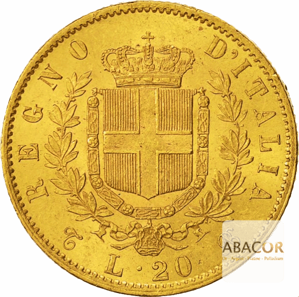 20-Lires-Or-Victor-Emanuel-II-Vittorio-Emanuele-II-Union-Latine-revers.png 20 Lires Or Victor Emmanuel II