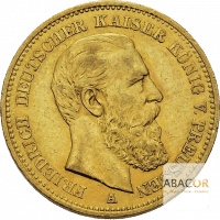 20 Mark Or Friedrich III Prusse