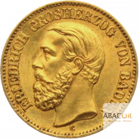 20 Mark Or Friedrich I Baden