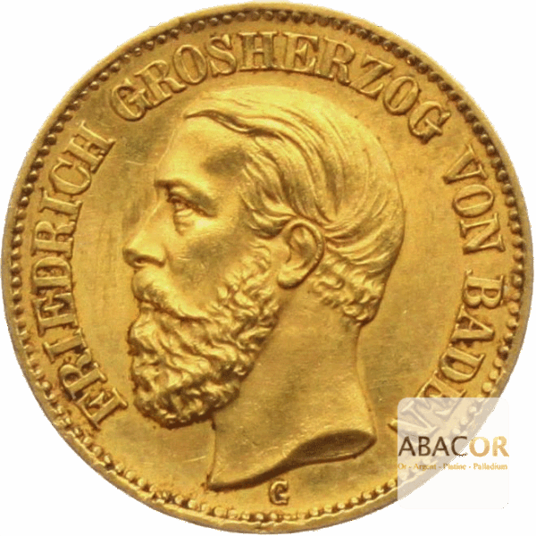 20 Mark Or Friedrich I Baden