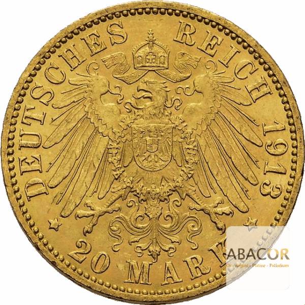 20 Mark Or Hambourg