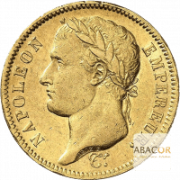 40 Francs Or Napoléon Tête Laurée Empire Français