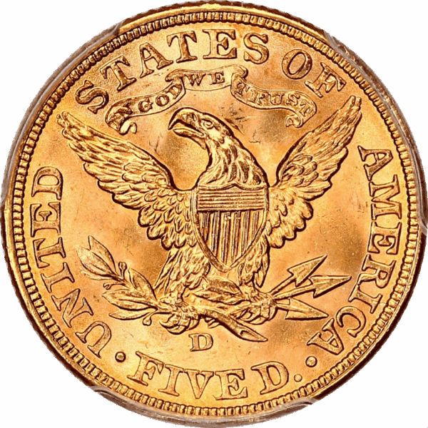 Pièce d'Or 5 Dollars US