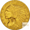 5 Dollars Or Tête d'Indien
