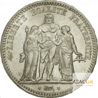 5 Francs Argent Hercule IIème République