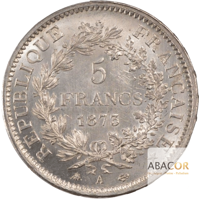 5 Francs Argent Hercule Troisième République