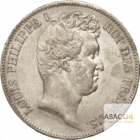 5 Francs Argent Louis-Philippe Ier Tête Nue