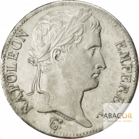 5 Francs Argent Napoléon Ier Lauré Revers Empire