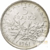 5 Francs Argent Semeuse