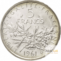 5 Francs Argent Semeuse